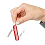 Victorinox couteau de poche | Acier inoxydable | 6 fonctions | 5,9 x 1,8 x 0,9 cm | Fabriqué en Europe