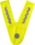 Neon-Sicherheitsweste in V-Form | 100% Polyester | Für Kinder | Vollfarbiger Druck