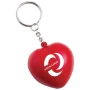 Stressball Schlüsselanhänger | PU-Schaum | 4,2 x 3,9 x 2,6 cm | Herzform