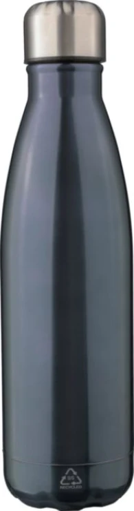 Thermos bottle | Recycled stainless steel | 500ml | Screw cap | Wide range of colours | black