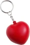 Stressball Schlüsselanhänger | PU-Schaum | 4,2 x 3,9 x 2,6 cm | Herzform