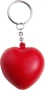 Porte-clé balle anti-stress | Mousse PU | 4,2 x 3,9 x 2,6 cm | En forme de cœur