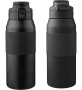 Thermos bottle | Stainless steel | 800ml | With silicon grip, straw and carrying handle