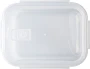 Boîte à repas | Verre & couvercle en plastique | 1L | Compatible avec le micro-ondes