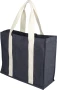 Shopping bag | Denim 280g/m² | With gussets | Closing button