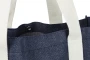 Shopping bag | Denim 280g/m² | With gussets | Closing button
