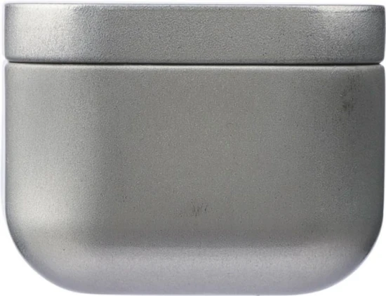 Candle | Metal | 40g | Burning time: 10h | Vanilla scent | black