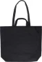 Shopping bag | Recycled cotton 350 g/m² | 42 x 12 x 38 cm | Short and long handles