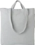 Shopping bag | Recycled cotton 350 g/m² | 42 x 12 x 38 cm | Short and long handles