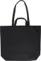 Sac de courses | Coton recyclé 350g/m² | 42x12x38 cm | Poignées courtes et longues