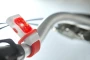 Luz de bicicleta | 3 luces LED en la parte delantera 1 en la parte superior | Correas de silicona