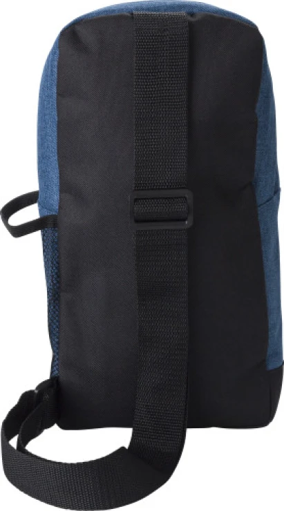 Cross shoulder bag | Polyester | Adjustable strap | Large compartment & front pocket | black