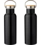Thermos bottle | Stainless steel | 500ml | Bamboo screw cap