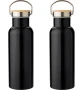 Thermos bottle | Stainless steel | 500ml | Bamboo screw cap