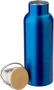 Gourde isotherme | Acier inoxydable | 500ml | Bouchon à vis en bambou