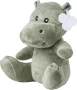Plüschtier Nilpferd | Polyester | Incl. Anhänger