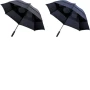 Parapluie extra large | Polyester | 129 cm | Coupe-vent | Armature métallique