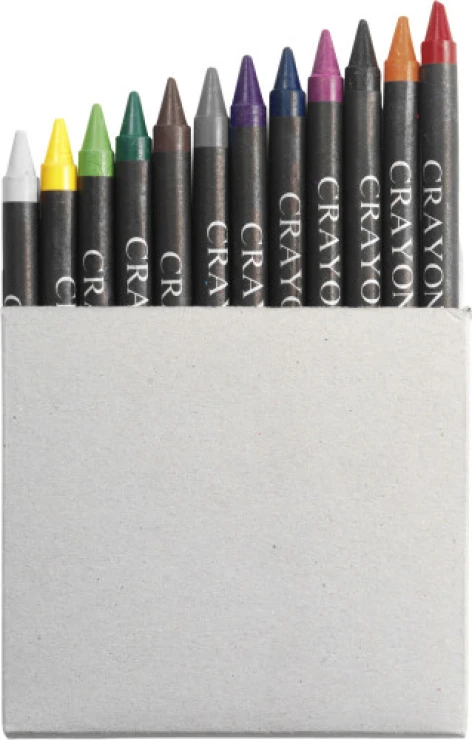 12 crayon set | Recyclable box | Cheap | custom;multicolor