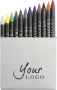 Set van 12 krijtjes | Recycleerbare doos | Goedkoop