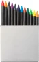 Set de 12 crayons | Boîte recyclable | Bon marché