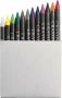Set de 12 crayons | Boîte recyclable | Bon marché