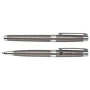 Charles Dickens pennenset | Metaal | Grijze metallic balpen en rollerbalpen