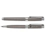 Charles Dickens pennenset | Metaal | Grijze metallic balpen en rollerbalpen