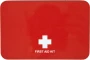 Kit de premiers secours livré dans une boîte en métal