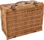 Picnic basket for two people | Stainless steel cutlery | 40 x 30 x 19 cm