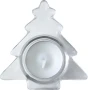 Tree shaped candle holder | Glass | Incl. tealight