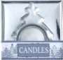 Tree shaped candle holder | Glass | Incl. tealight