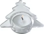 Tree shaped candle holder | Glass | Incl. tealight