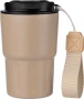 Double walled mug | Stainless steel | 320 ml | Carrying band