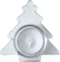 Tree shaped candle holder | Glass | Incl. tealight