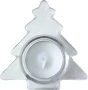 Tree shaped candle holder | Glass | Incl. tealight