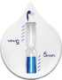 Shower timer | Plastic | 5-minute timer | Suction cap on the back