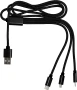 Charging cable | Nylon | 4 in 1 cable set