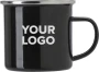 Mug | Enamel | 350 ml | Stainless steel edge