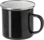 Mug | Enamel | 350 ml | Stainless steel edge