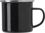 Mug | Enamel | 350 ml | Stainless steel edge
