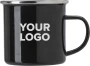 Mug | Enamel | 350 ml | Stainless steel edge