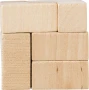 Wooden cube | Puzzle | Packaged in cotton pouch