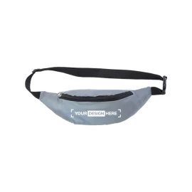 Sac banane réfléchissant | Polyester | Ceinture ajustable