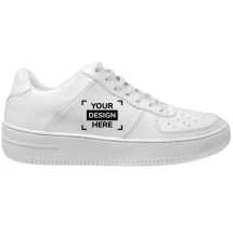 Sneakers | Leder | Größe 36 - 50 | 4 Logo Druck | Vollständig Individualisierbar