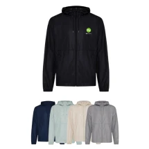 Iqoniq jas | Gerecycled polyester 70 g/m² | Unisex | Verstelbare capuchon