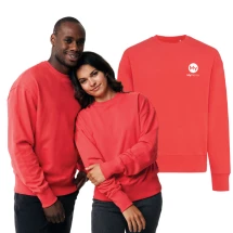 Sweater à col rond Iqoniq décontracté | Coton recyclé et biologique 340 g/m² | Unisexe | Durable