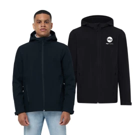 Iqoniq soft shell jacket | Recycled polyester 300 g/m² | For men | Zip pockets