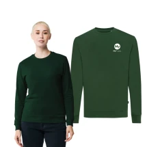 Sweat-shirt col rond Iqoniq | Coton recyclé et biologique 340g/m² | Unisexe | Avec traceur AWARE™