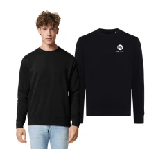 Sweater à col rond Iqoniq | Coton biologique et recyclé 280 g/m² | Unisexe | Coupe moderne