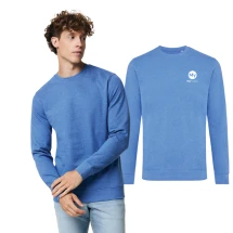 Sweatshirt à col rond Iqoniq | Coton recyclé et biologique 340g/m² | Unisexe | Non teint